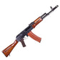 WE Full Metal AK-74 Airsoft Gas Blowback Rifle w/ Real Wood Furniture (Model: Bakelite Magazine)