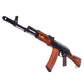 WE Full Metal AK-74 Airsoft Gas Blowback Rifle w/ Real Wood Furniture (Model: Bakelite Magazine)