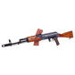 WE Full Metal AK-74 Airsoft Gas Blowback Rifle w/ Real Wood Furniture (Model: Bakelite Magazine)