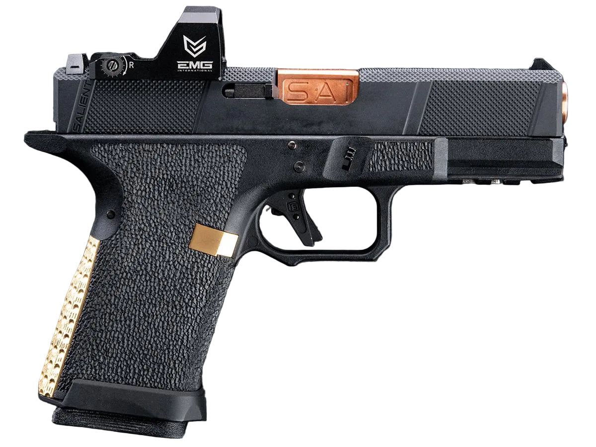 EMG SAI BLU Compact w/ EMG Tier One Utility RMR-Cut Slide GBB Airsoft Pistol