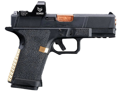 EMG SAI BLU Compact w/ EMG Tier One Utility RMR-Cut Slide GBB Airsoft Pistol