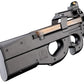 FN Herstal Licensed P90 Full Size Metal Gearbox Airsoft AEG (Color: Black / Add 7.4v LiPo Battery + BMS Charger + LiPo