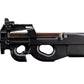 FN Herstal Licensed P90 Full Size Metal Gearbox Airsoft AEG (Color: Black / Add 7.4v LiPo Battery + BMS Charger + LiPo