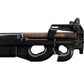 FN Herstal Licensed P90 Full Size Metal Gearbox Airsoft AEG (Color: Black / Add 7.4v LiPo Battery + BMS Charger + LiPo