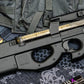 FN Herstal Licensed P90 Full Size Metal Gearbox Airsoft AEG (Color: Black / Add 7.4v LiPo Battery + BMS Charger + LiPo