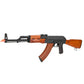 CYMA Full Metal AK AKM Airsoft AEG Rifle (Model: Real Wood / 9.6v NiMH Battery + Charger Included)