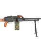 Matrix PKM Russian Battlefield Squad Automatic Weapon Airsoft Machine Gun by A&K (Furniture: Real Wood)