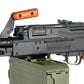 Matrix PKM Russian Battlefield Squad Automatic Weapon Airsoft Machine Gun by A&K (Furniture: Real Wood)