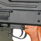 Matrix PKM Russian Battlefield Squad Automatic Weapon Airsoft Machine Gun by A&K (Furniture: Real Wood)