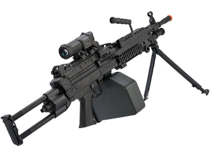 Cybergun FN Licensed M249 MINIMI "Featherweight" Airsoft Machine Gun (Para / <350 FPS / Add 2500rd Box Magazine)
