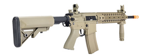 Lancer Tactical Hybrid M4 Evo Quad-Rail Airsoft AEG w/ Crane Stock