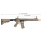 Lancer Tactical Proline Enforcer Black Bird M-LOK Airsoft AEG w/ Crane Stock