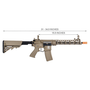 Lancer Tactical Proline Enforcer Black Bird M-LOK Airsoft AEG w/ Crane Stock