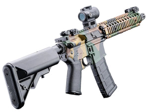 EMG Daniel Defense Licensed DDM4 Airsoft AEG Rifle w/ CYMA Platinum QBS Gearbox (Model: DDMK18 / 400 FPS/Woodland)