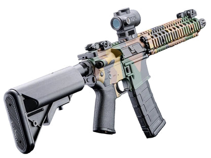 EMG Daniel Defense Licensed DDM4 Airsoft AEG Rifle w/ CYMA Platinum QBS Gearbox (Model: DDMK18 / 400 FPS/Woodland)