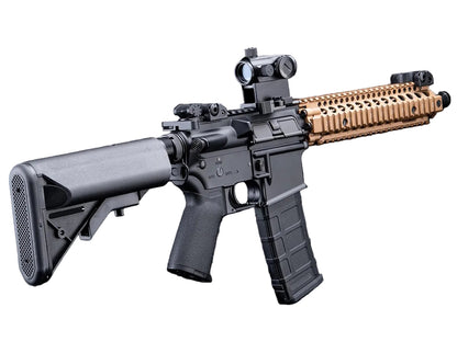 EMG Daniel Defense Licensed DDM4 Airsoft AEG Rifle w/ CYMA Platinum QBS Gearbox (Model: DDMK18 / 350 FPS / Black - DE Hand Guard)