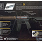 EMG / Daniel Defense Licensed DDMK18 Airsoft EBB AEG Rifle w/ S3 Electronic Trigger by ICS (Model: Black - DE Hand Guard / 350 FPS)