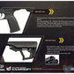 EMG / Daniel Defense Licensed DDMK18 Airsoft EBB AEG Rifle w/ S3 Electronic Trigger by ICS (Model: Black - DE Hand Guard / 350 FPS)