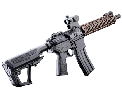 EMG / Daniel Defense Licensed DDMK18 Airsoft EBB AEG Rifle w/ S3 Electronic Trigger by ICS (Model: Black - DE Hand Guard / 350 FPS)