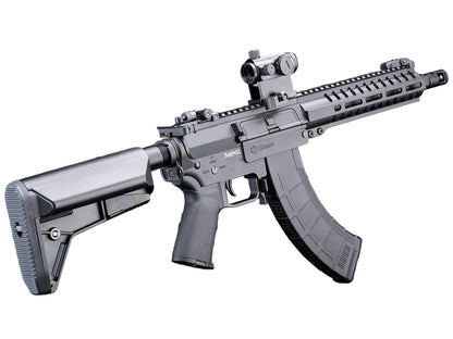 EMG CMMG Licensed MK47 Ver2 Airsoft AEG Parallel Training Weapon w/ Platinum QBS Gearbox (Model: Banshee SBR / 350 FPS)