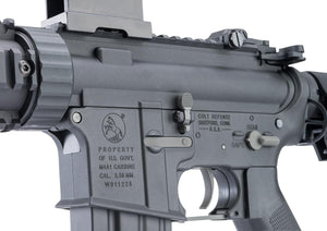 Cybergun Licensed Colt Sportsline M4 AEG Rifle w/ G3 Micro-Switch Gearbox (Silent Ops 9" / Black)