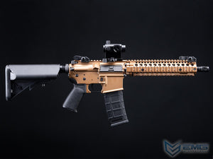 EMG Daniel Defense Licensed DDM4 Airsoft AEG Rifle w/ CYMA Platinum QBS Gearbox (Model: DDMK18 / 400 FPS / Dark Earth / Gun Only)