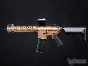 EMG Daniel Defense Licensed DDM4 Airsoft AEG Rifle w/ CYMA Platinum QBS Gearbox (Model: DDMK18 / 350 FPS / Dark Earth / Gun Only)