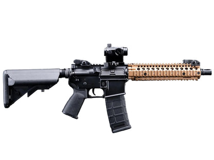 EMG Daniel Defense Licensed DDM4 Airsoft AEG Rifle w/ CYMA Platinum QBS Gearbox (Model: DDMK18 / 400 FPS / Black - DE Hand Guard / Gun Only)