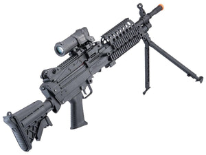 Cybergun FN Licensed M249 MINIMI "Featherweight" Airsoft Machine Gun (Model: MK46 / <350 FPS)