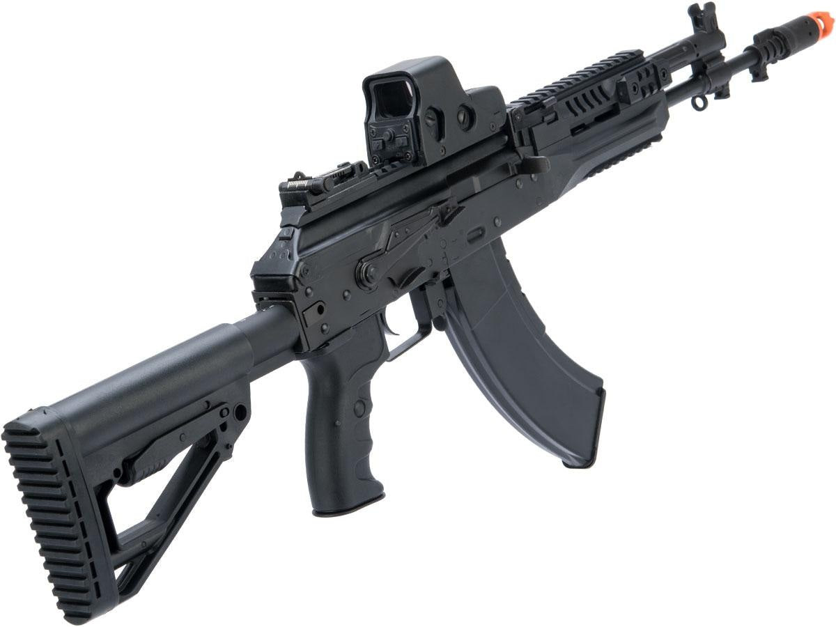 LCT Stamped Steel LCK-15 AK EBB AEG Rifle w/ Side-Folding Stock Tube