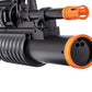 Double Eagle Full Size M4 RIS Airsoft Low Power Airsoft Electric Rifle w/ Underbarrel M203 Shotgun Launcher