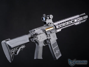 EMG SAI GRY Gen. 2 Forge Style Receiver AEG Training Rifle w/ JailBrake Muzzle and GATE ASTER Programmable MOSFET (Model: SBR / Grey)