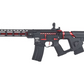 Lancer Tactical Enforcer BLACKBIRD Skeleton AEG w/ Alpha Stock [HIGH FPS] - BLACK/RED