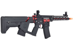 Lancer Tactical GEN2, METAL BODY, ALPHA STOCK, E-TRIGGER, BK/RD