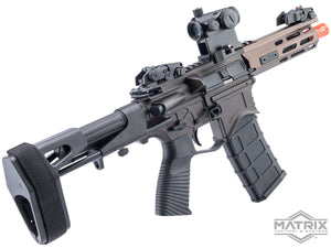 Matrix IMF MC65 Series M4 Gas Blowback Airsoft Rifle by Golden Eagle (Model: 6.5" M-LOK / Dark Earth)