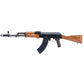 WE-Tech AK-47 with Wood Furniture Airsoft Gas Blowback Rifle (Steel Magazine)