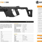 Krytac KRISS Vector Gas Blowback Airsoft GBB SMG