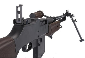 BAR M1918 A2 Full Size Full Metal Airsoft AEG Rifle w/ Steel Bipod by Matrix (Real Wood)