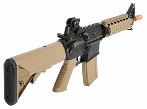 Colt Licensed M4 CQB-R SOPMOD Airsoft AEG w/ LiPo Ready Metal Gearbox (Color: Tan / Gun Only)