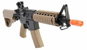 Colt Licensed M4 CQB-R SOPMOD Airsoft AEG w/ LiPo Ready Metal Gearbox (Color: Tan / Gun Only)