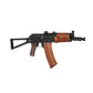 E&L Airsoft New Essential Version AKS-74UN AEG Rifle CQB Length Steel Body with Wooden Furniture