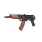 E&L Airsoft New Essential Version AKS-74UN AEG Rifle CQB Length Steel Body with Wooden Furniture