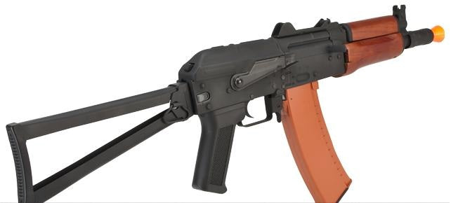 CYMA Sport AKS74U Airsoft AEG Rifle w/ Real Wood Furniture