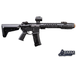 6mmProShop SAI Licensed GRY AR-15 Airsoft AEG Rifle (Black / 10.5")