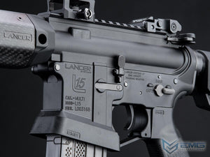 EMG Lancer Systems Licensed L15 Defense Airsoft AEG Rifle (Carbon Fiber Handguard / 15" / Gun Only)