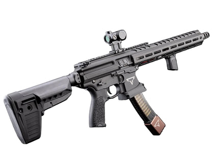 Evike.com Custom JW SIG SAUER ProForce MPX AEG w/ EMG TTI JW Suite (Model: Faux Carbon Fiber Handguard / 350 FPS)