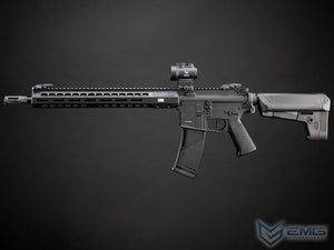 EMG X Krytac Barrett Firearms Licensed REC7 MK3 Airsoft AEG Rifle (Model: Black Carbine / 400 FPS / Gun Only)
