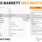 EMG X Krytac Barrett Firearms Licensed REC7 MK3 Airsoft AEG Rifle (Model: Black Carbine / 400 FPS / Gun Only)