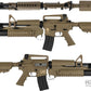 Matrix / S&T Sportsline M4 Airsoft AEG Rifle w/ G3 Micro-Switch Gearbox (Model: M4A1 w/ M203 400 FPS / Dark Earth)