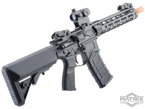 Matrix IMF MC65 Series M4 Gas Blowback Airsoft Rifle by Golden Eagle (9.5" Super Light M-LOK / Black)